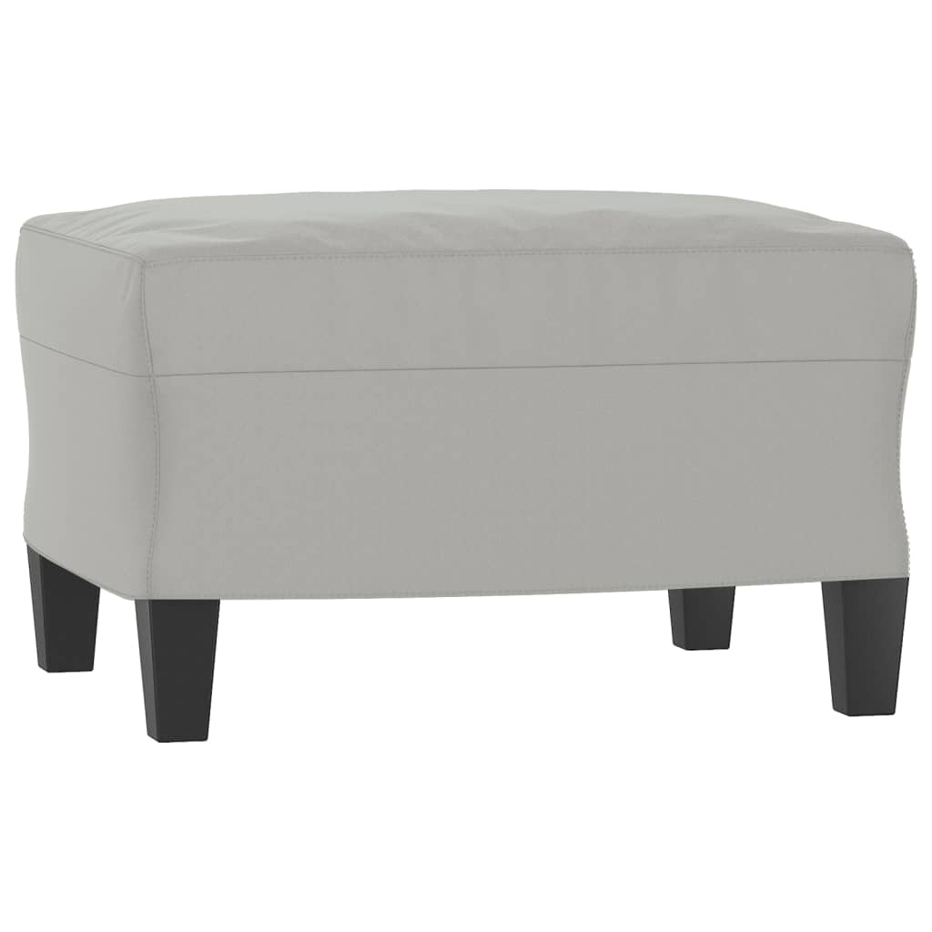 Fußhocker Taupe 60x50x41 cm Mikrofasergewebe