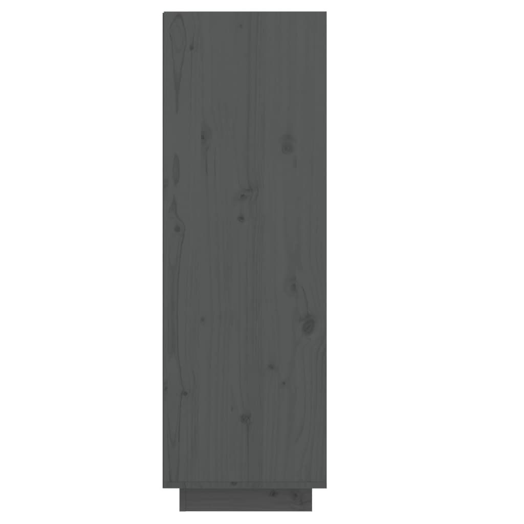Schuhregal 30x34x105 cm Massivholz Kiefer