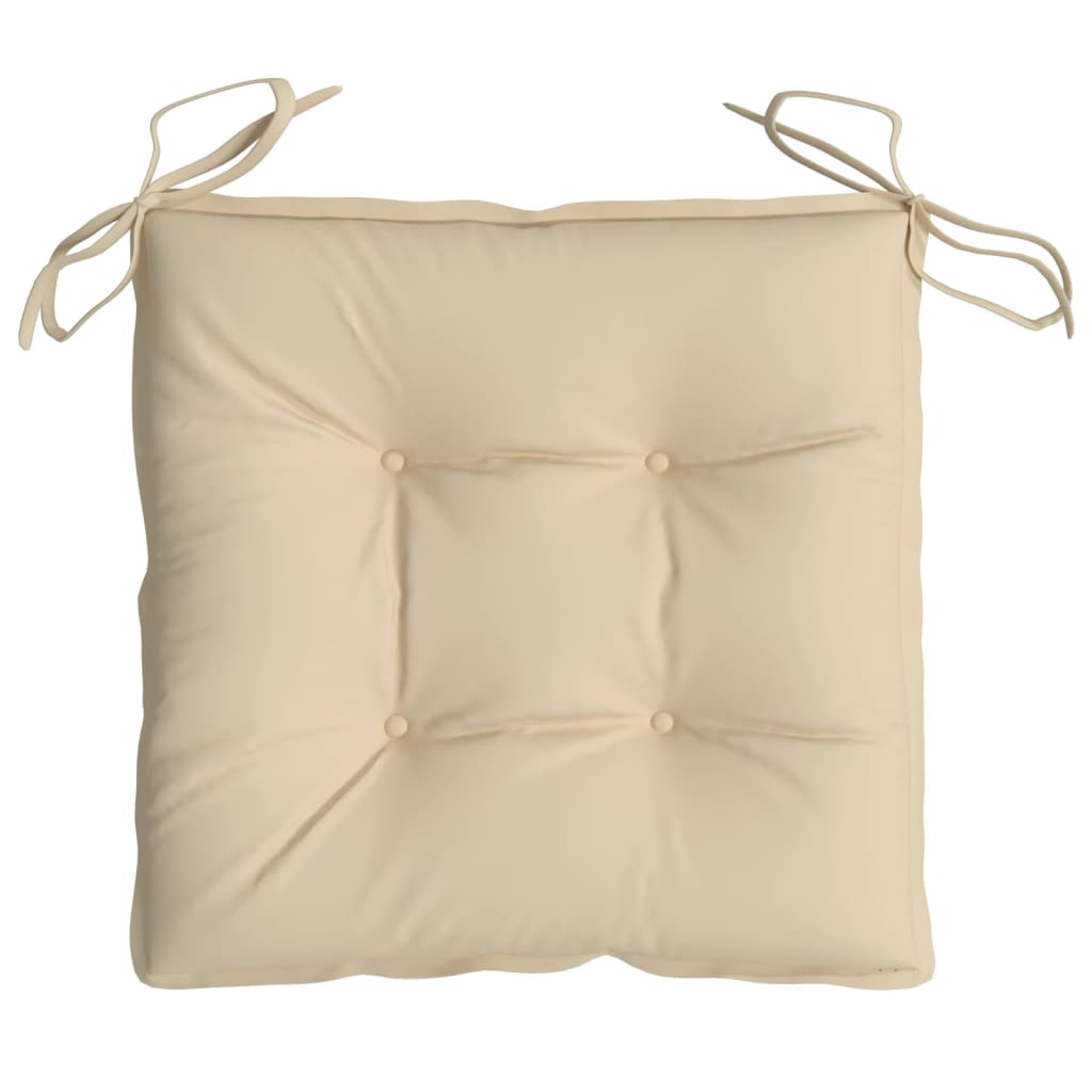 Stuhlkissen 4 Stk. Hellblau 40x40x7 cm Oxford-Gewebe