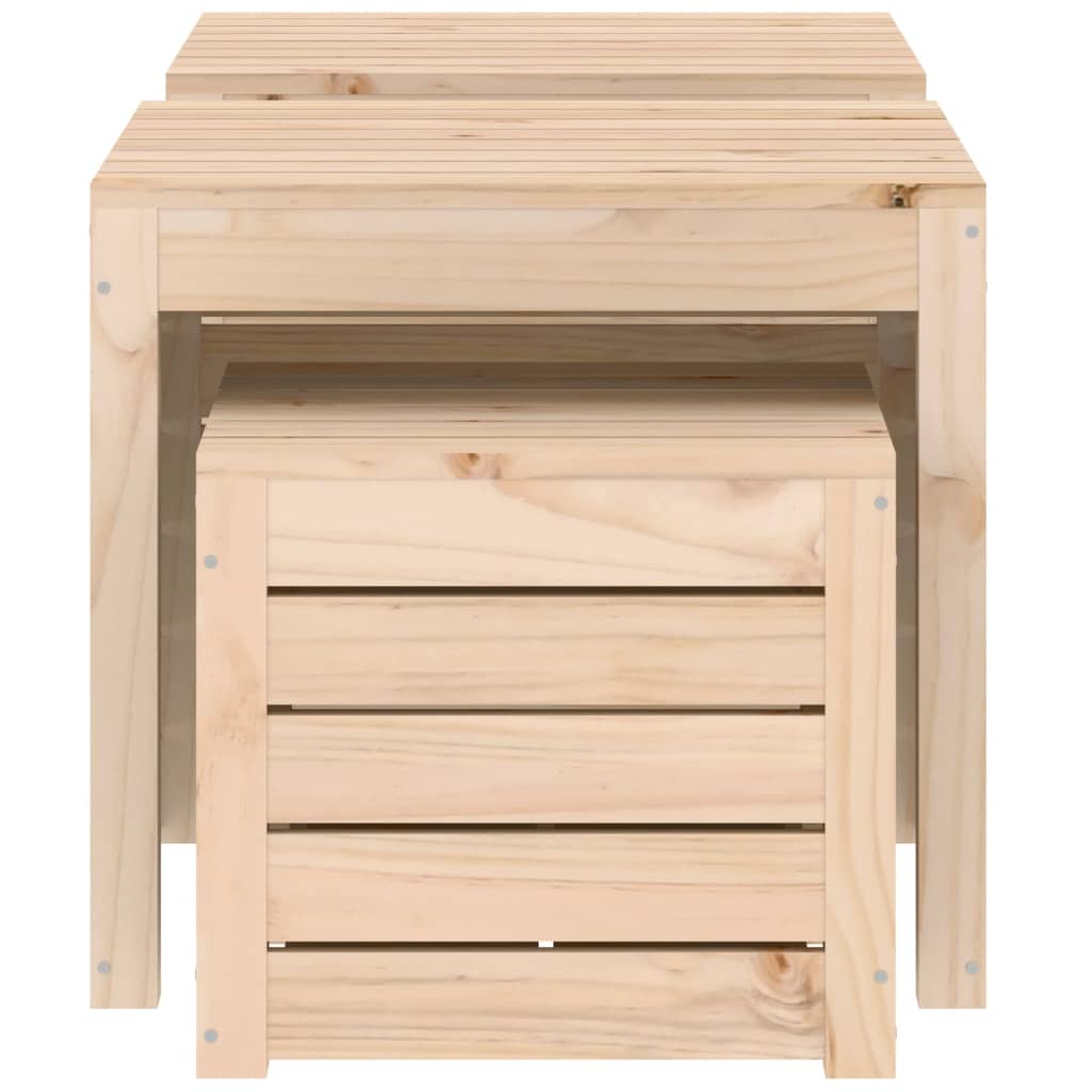 Gartenbox 101x50,5x46,5 cm Massivholz Kiefer