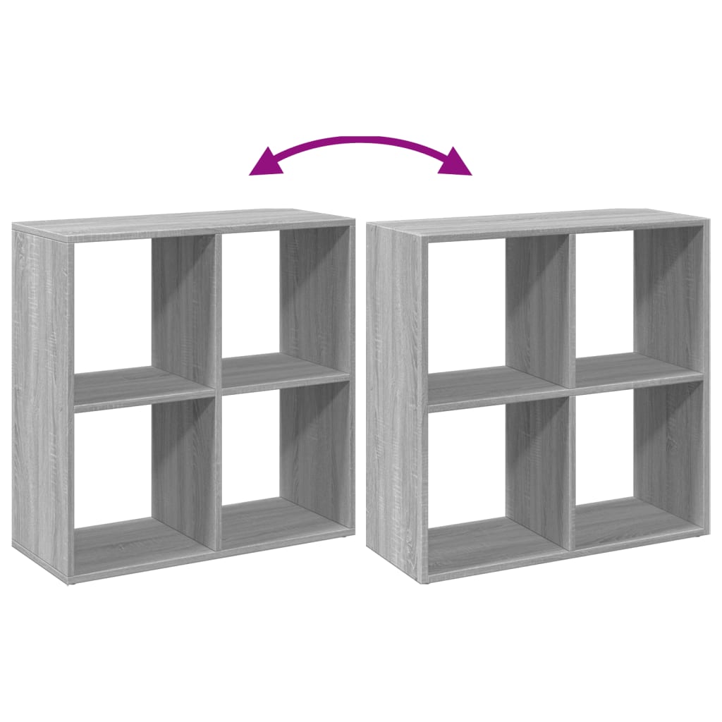 Bücherregal Weiß 137,5x29x137,5 cm Holzwerkstoff