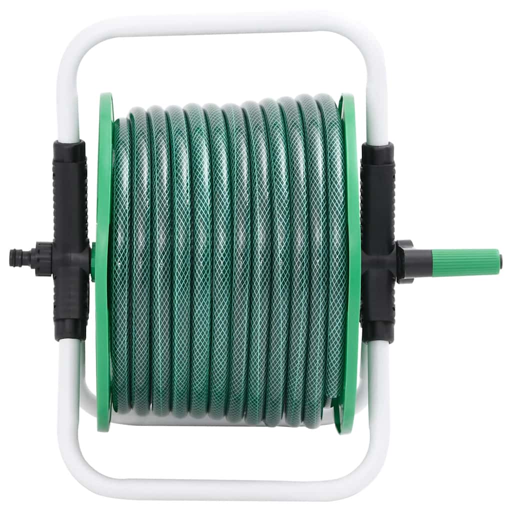 Schlauchtrommel Freistehend Grün mit 20 m Schlauch PVC