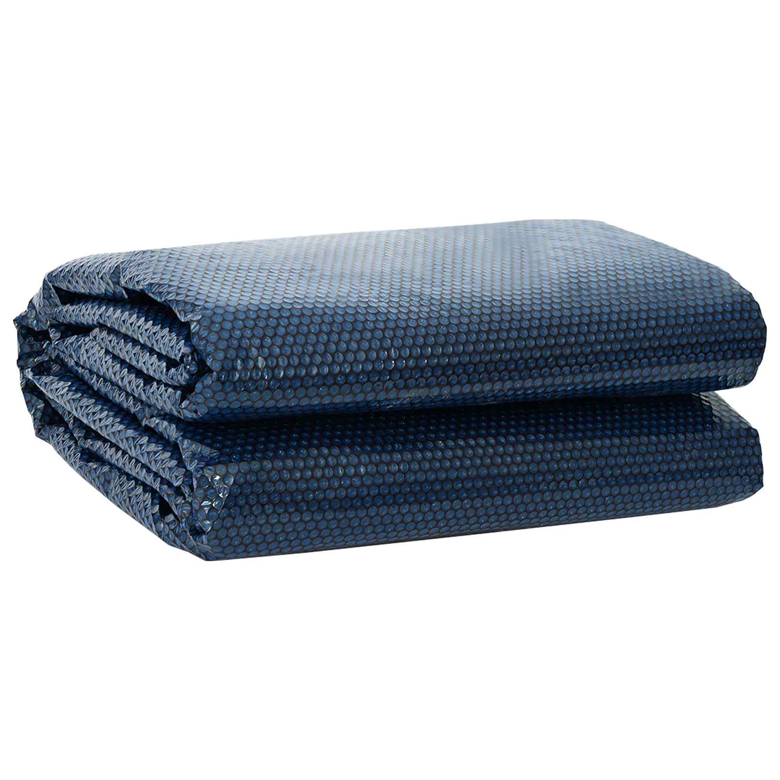 Solar Poolabdeckung Hochwertig Ø 210 cm 200 μm Rund PE Schwarz