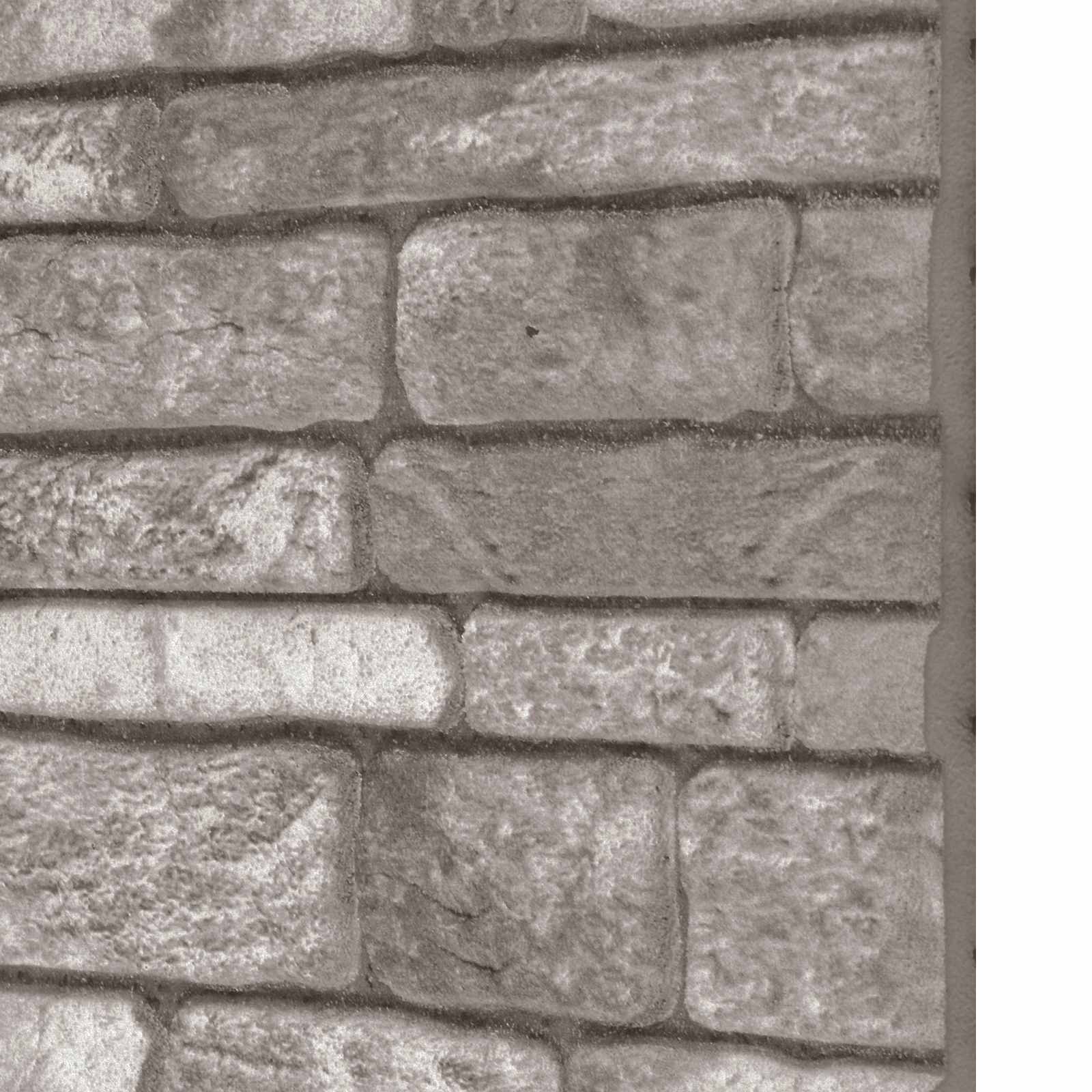 Wandpaneele 10 pcs Ziegel 100 x 50 cm EPS-Schaum