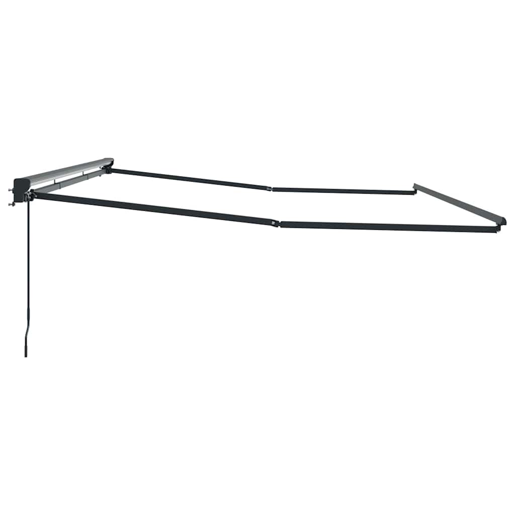 Markisenrahmen Verstellbar Weiß 2,5 x 2 m Stahl