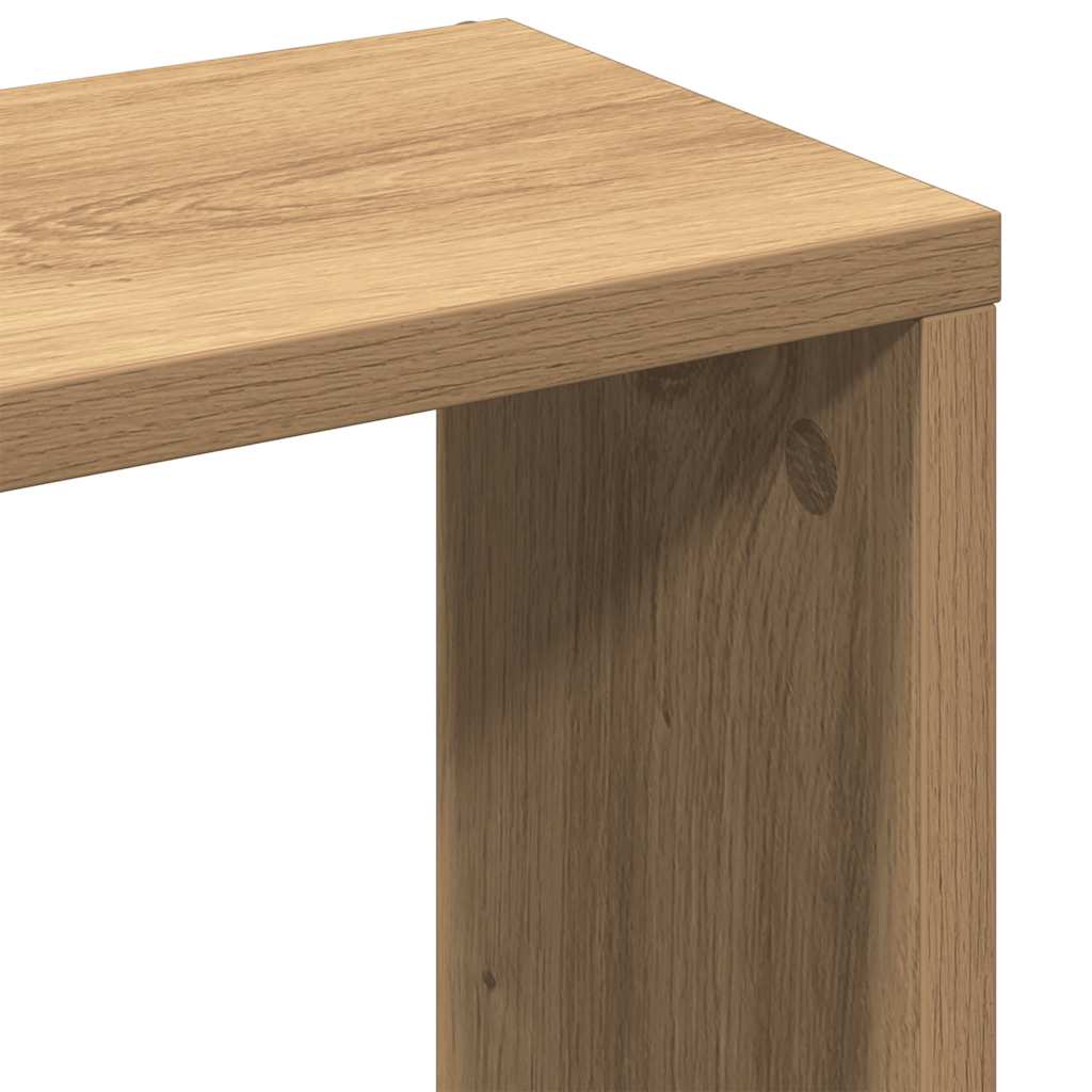 Wandregal Weiß 36x16x90 cm Holzwerkstoff