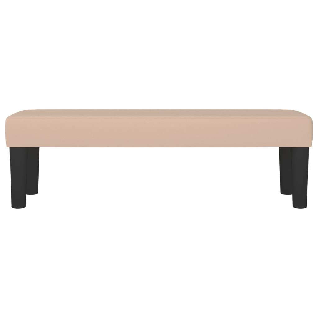 Sitzbank Grau 70x30x30 cm Kunstleder