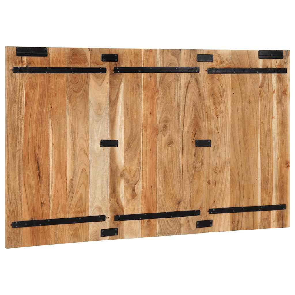 Kopfteil Mehrfarbig 160 cm Massivholz Altholz