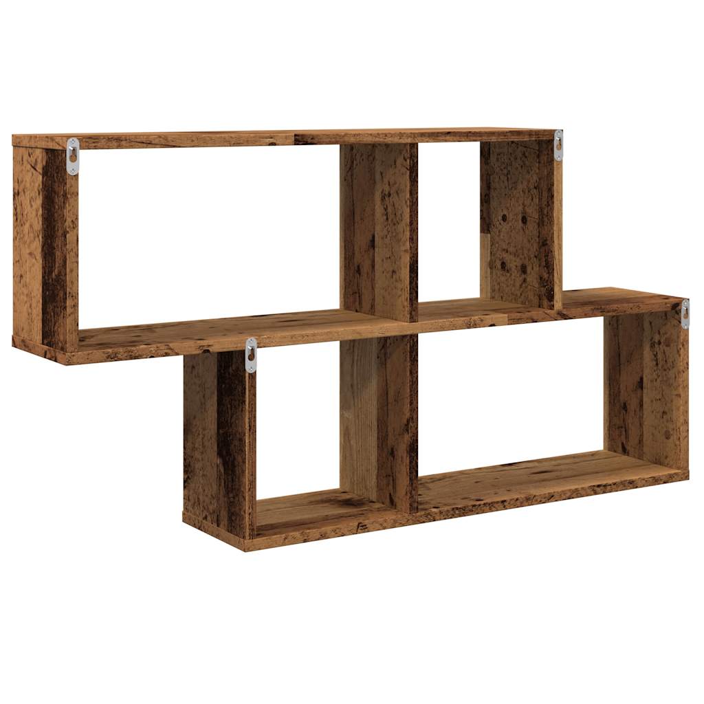 Wandregal Weiß 100x18x53 cm Holzwerkstoff