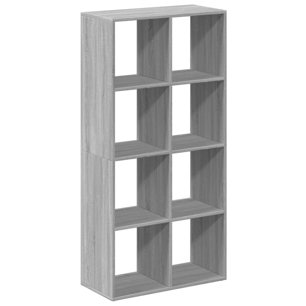 Bücherregal Weiß 137,5x29x137,5 cm Holzwerkstoff