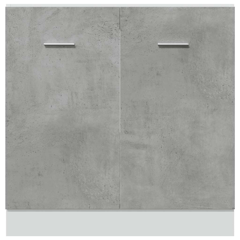 Unterschrank Lyon Weiß 60x46x81,5 cm Holzwerkstoff