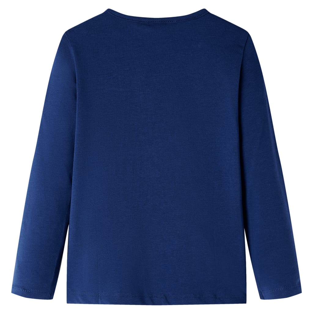 Kinder-Langarmshirt Knallrosa 128
