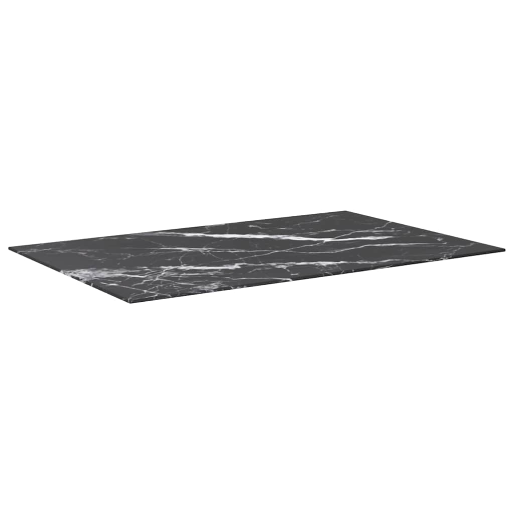 Tischplatte aus gehärtetem Glas quadratisch 700x700 mm
