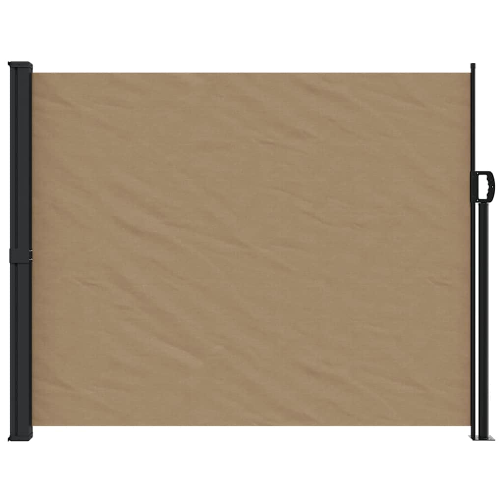 Seitenmarkise Ausziehbar Schwarz 100x300 cm