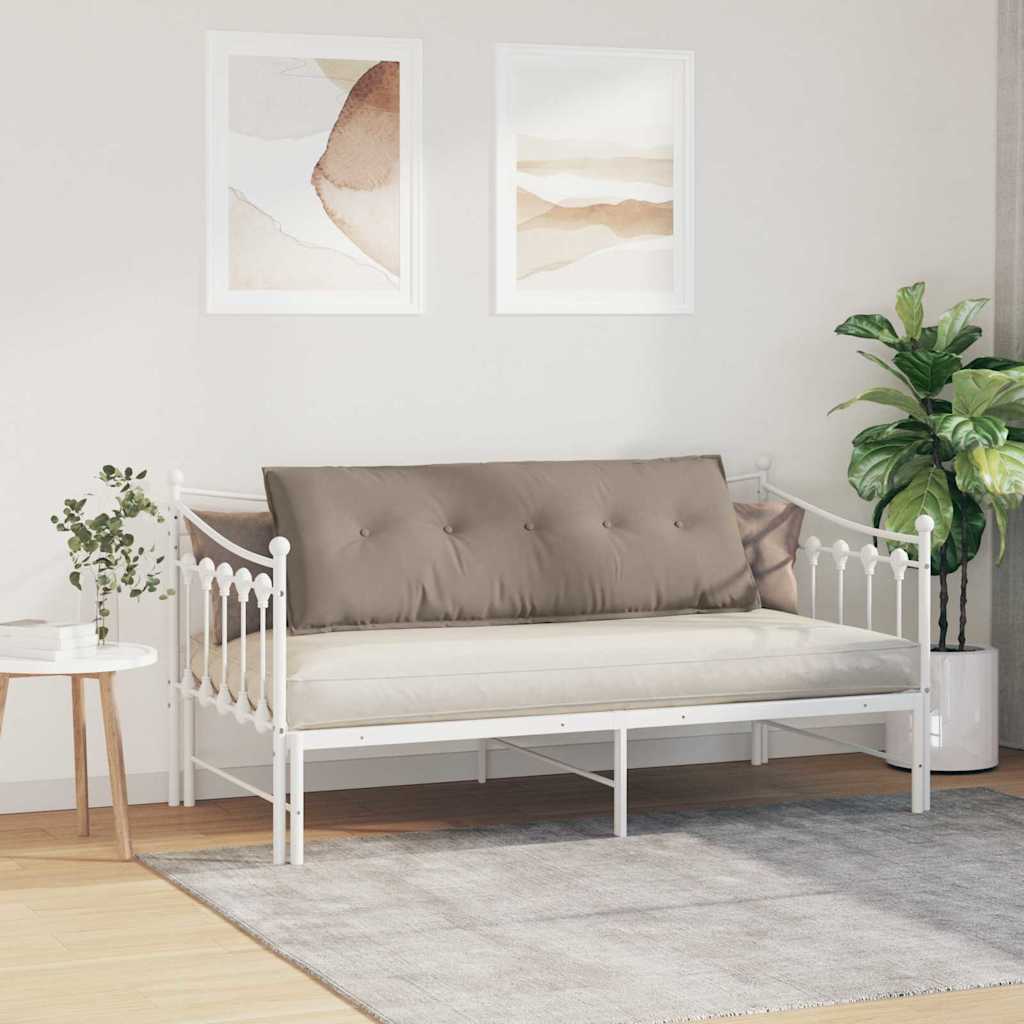Rückenkissen Taupe 50 x 45 cm Mikrofaserstoff