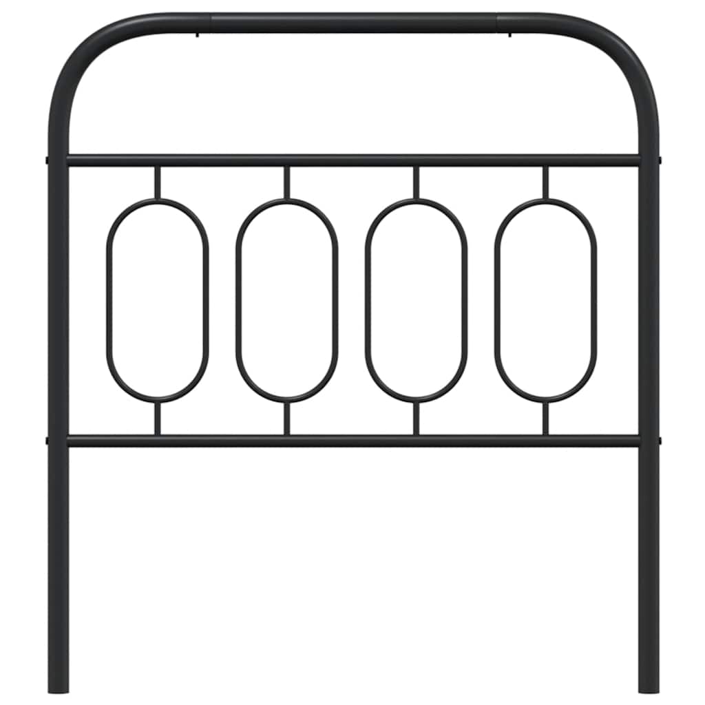 Ersatz-Kopfteil Metall Schwarz 75 cm