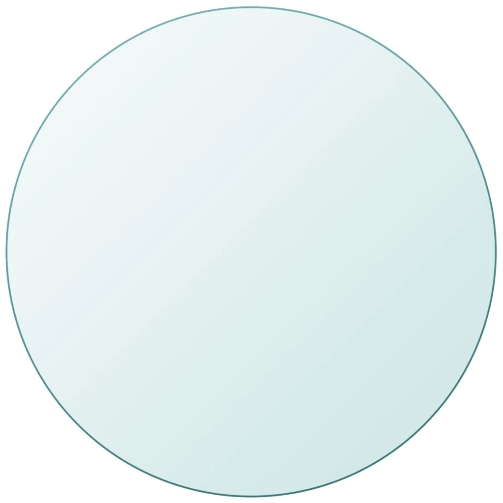 Tischplatte aus gehärtetem Glas quadratisch 700x700 mm