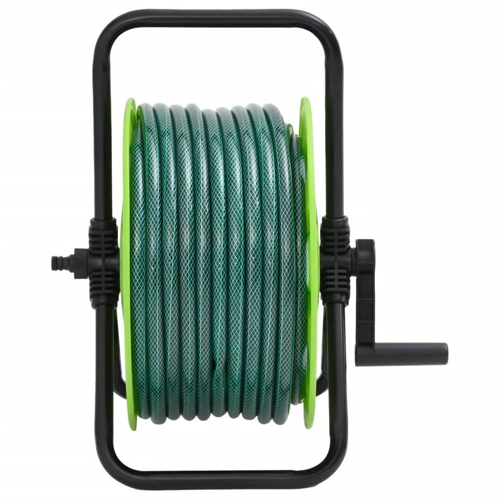Schlauchtrommel Freistehend Grün mit 20 m Schlauch PVC