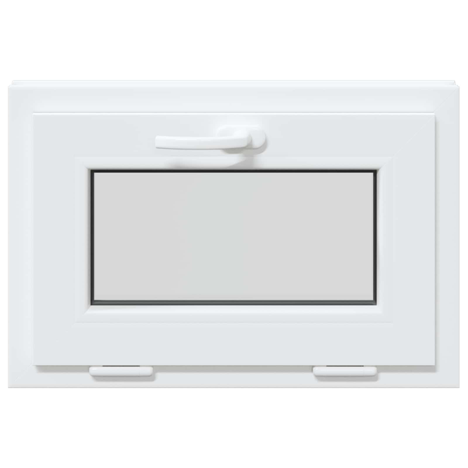 Kellerfenster RISOR 60 x 40 cm PVC und Glas Weiß