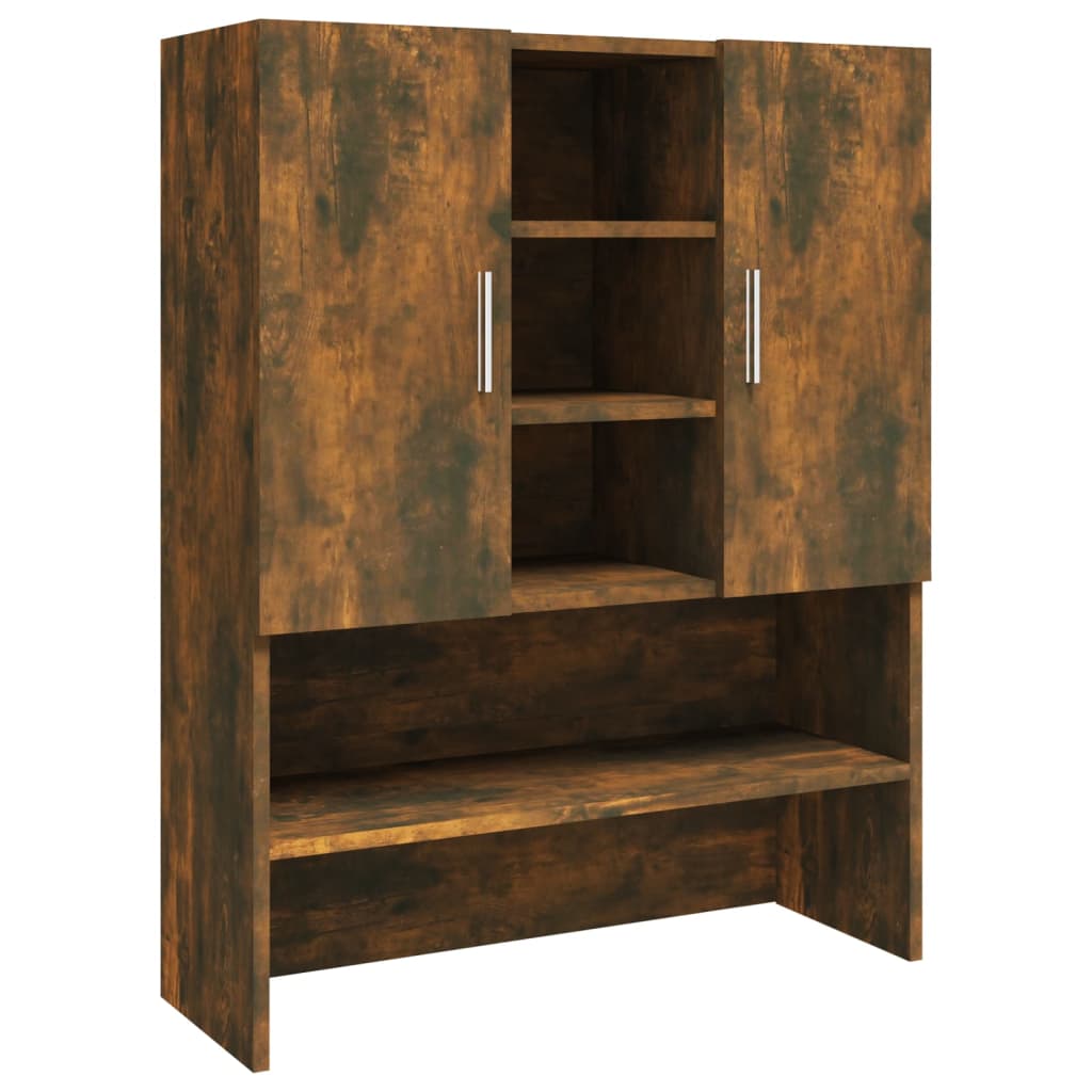 Waschmaschinenschrank Weiß 70,5x25,5x90 cm
