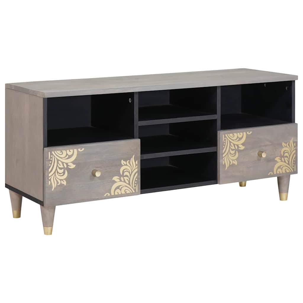 TV-Schränk Honigbraun 100 x 33 x 46 cm Massivholz Mango