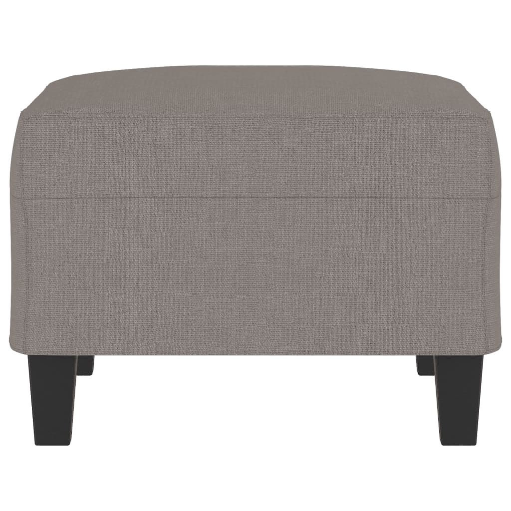 Fußhocker Hellgrau 60x50x41 cm Stoff