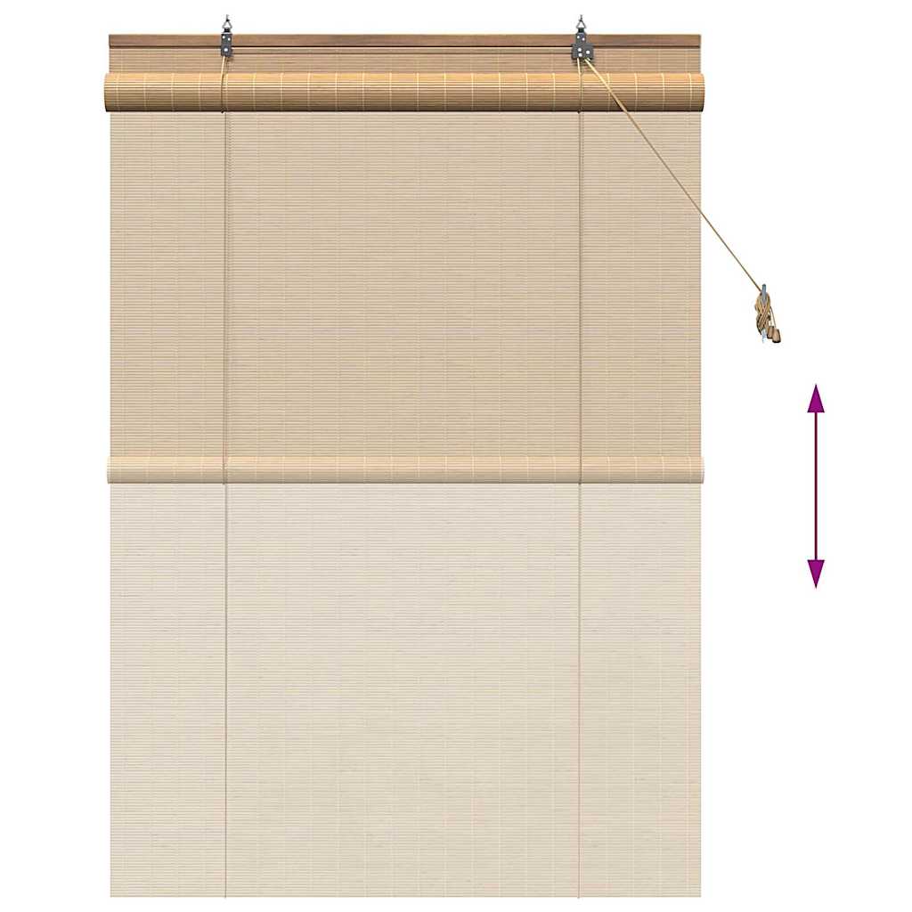 Rollo Braun 60 x 160 cm Bambus