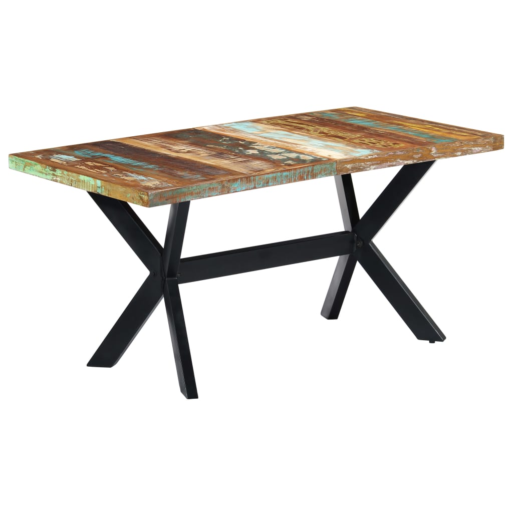 Esstisch Massivholz Mango und Stahlgestell 180 cm