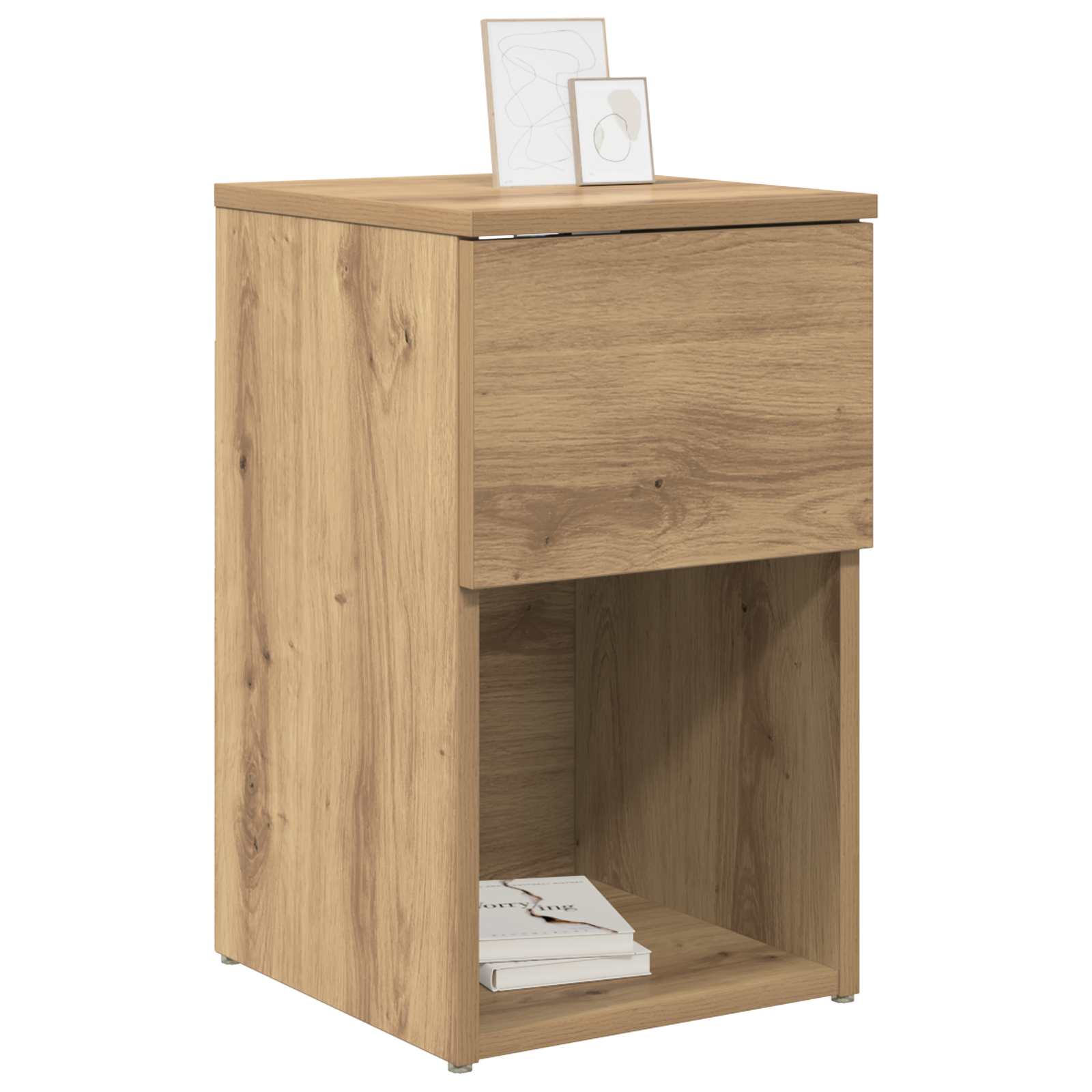 Bettschrank Weiß 29 x 31,5 x 49 cm Holzwerkstoff