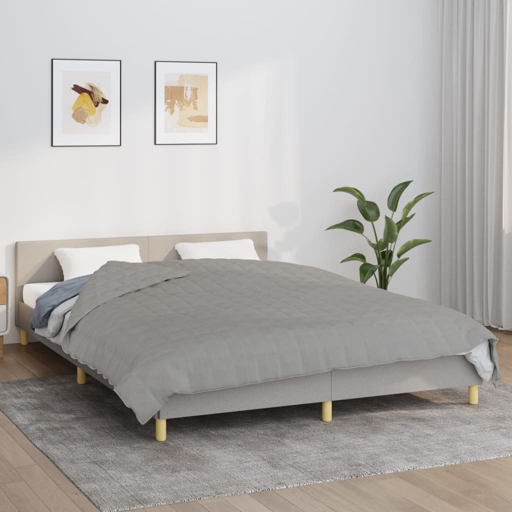 Gewichtsdecke Grau 122x183 cm 5 kg Stoff