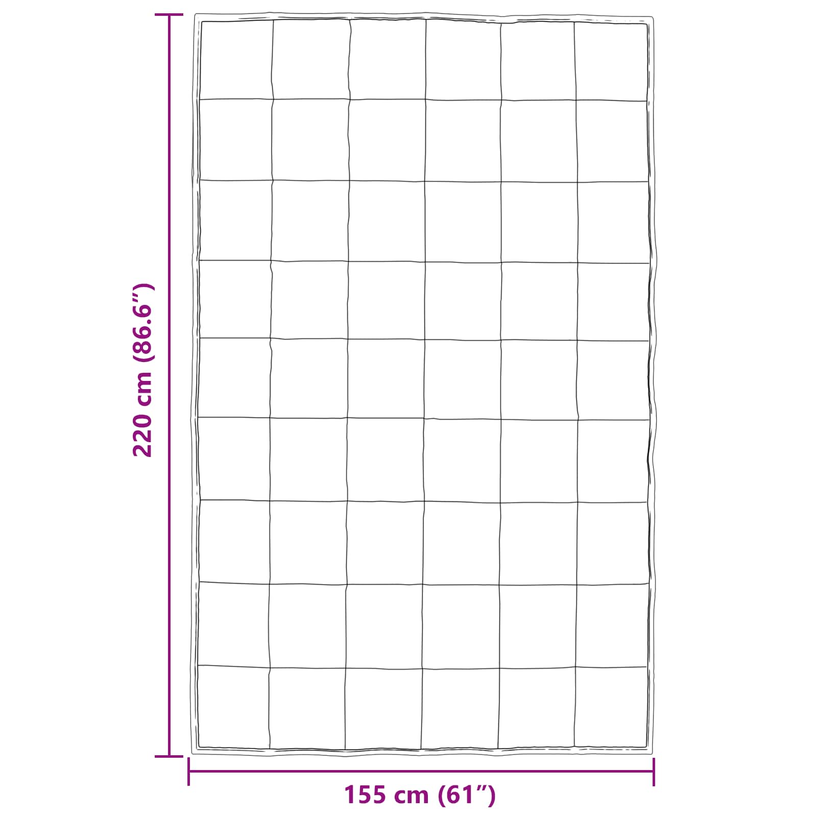 Winterbettdecke Gold 135 x 200 cm Satin und Mikrofaser