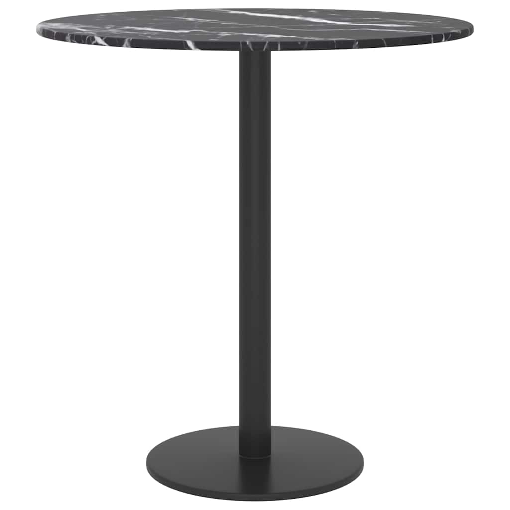 Tischplatte aus gehärtetem Glas quadratisch 700x700 mm
