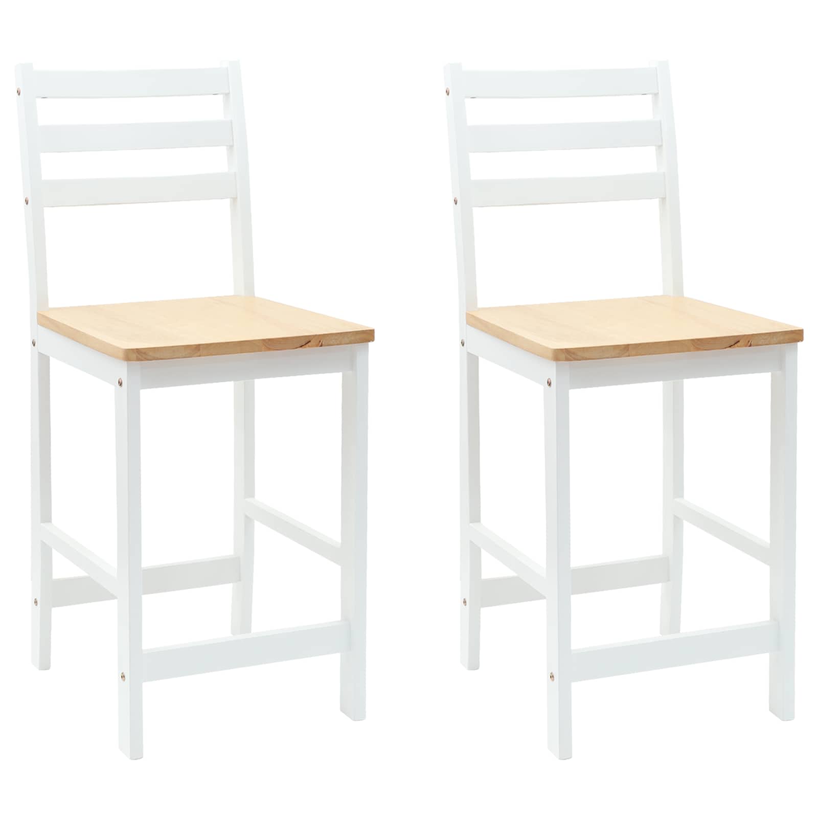 Esszimmerstühle 2 pcs Hellbraun 40 x 47,5 x 99,5 cm
