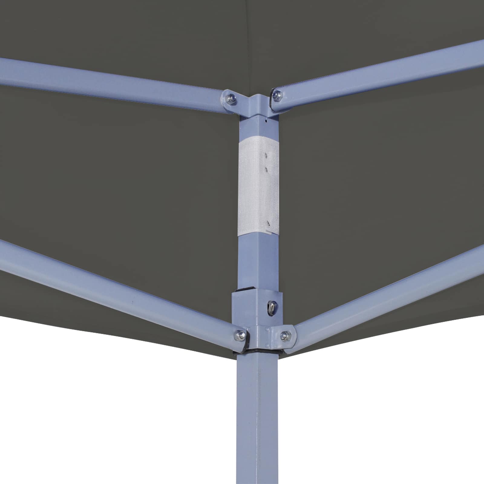 Partyzelt Faltbar Pop-Up Schwarz 200x200x306 cm