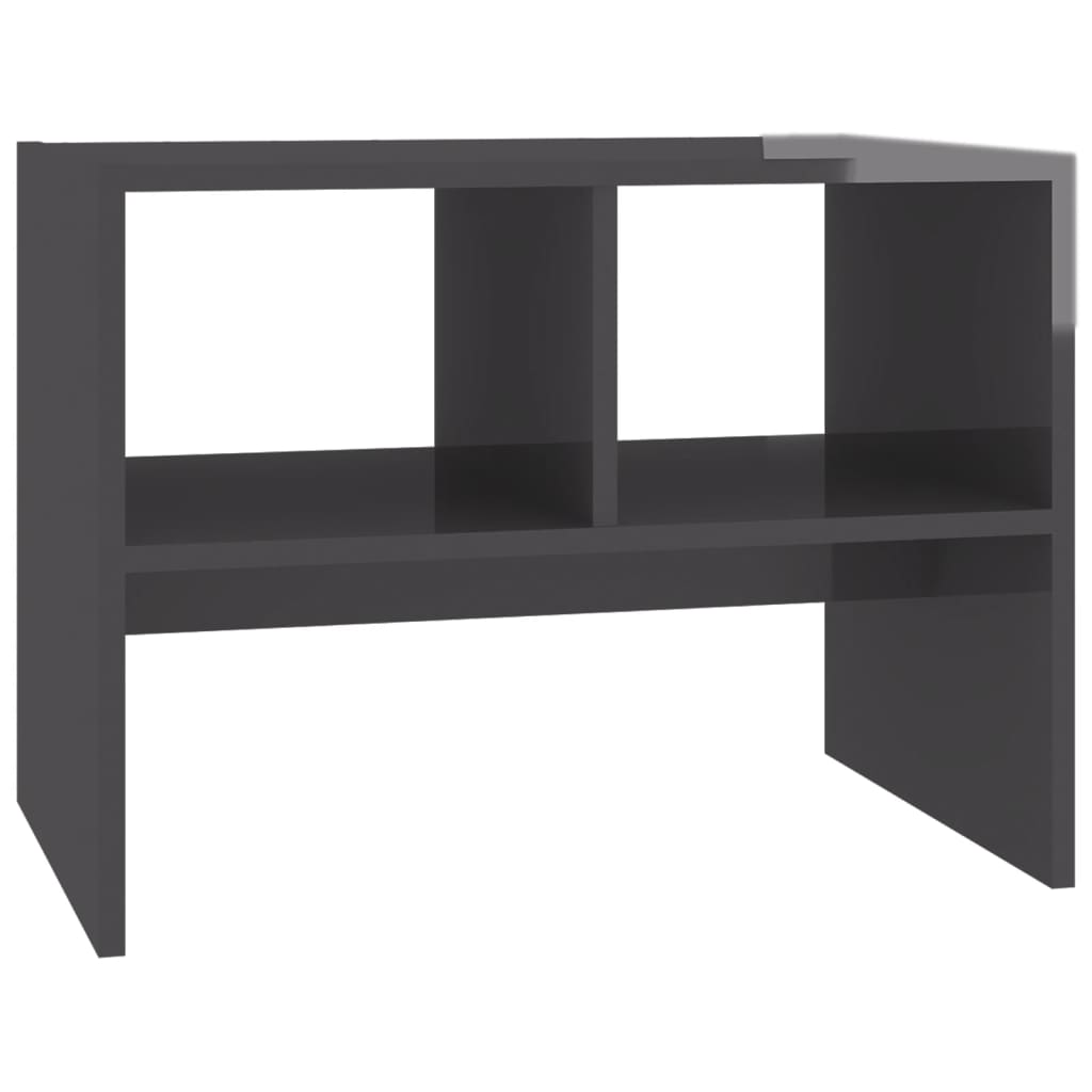 Beistelltisch Grau 60x40x45 cm Holzwerkstoff