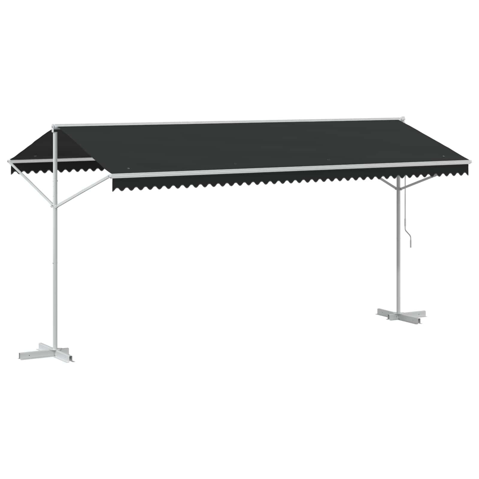 Freistehende Markise 400x300 cm Anthrazit