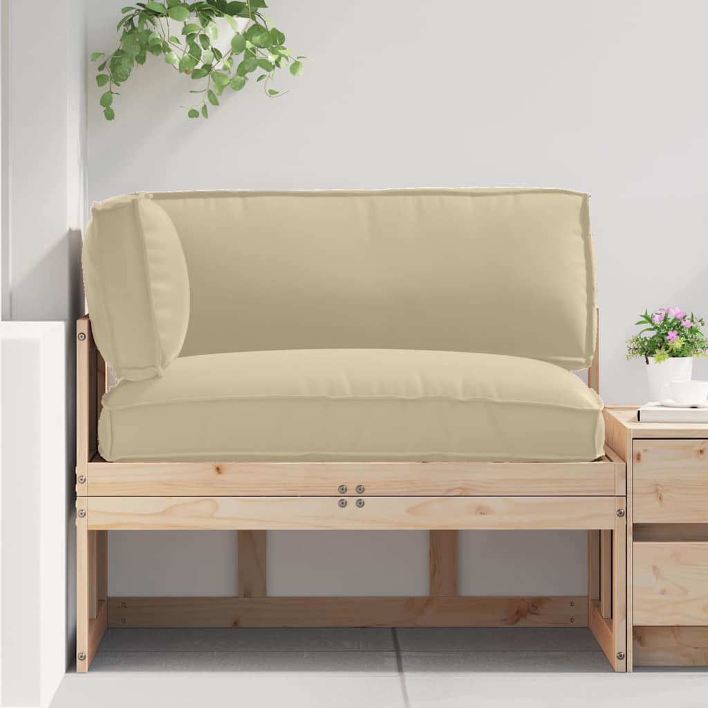Palettenkissenset 3 pcs Anthrazit Oxford-Stoff