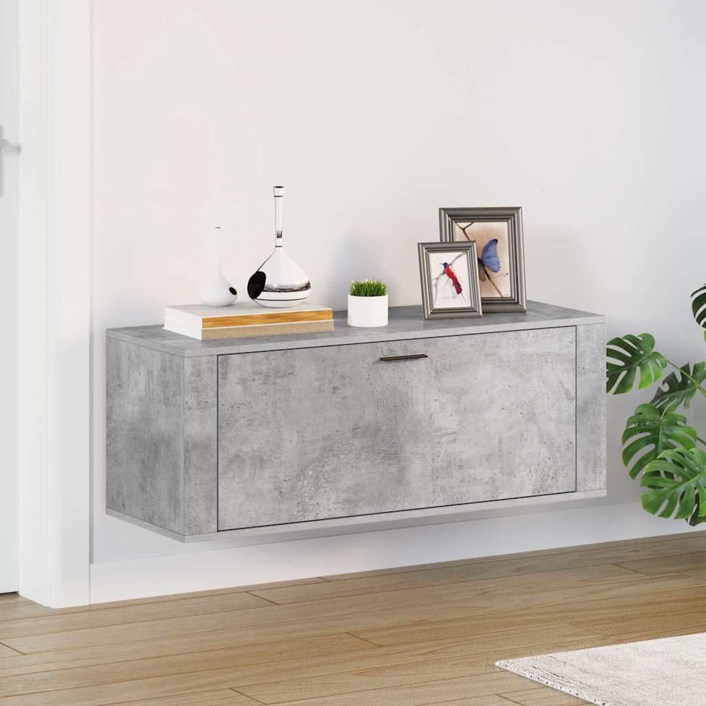Wand-Schuhschrank Weiß 100x35x38 cm Holzwerkstoff