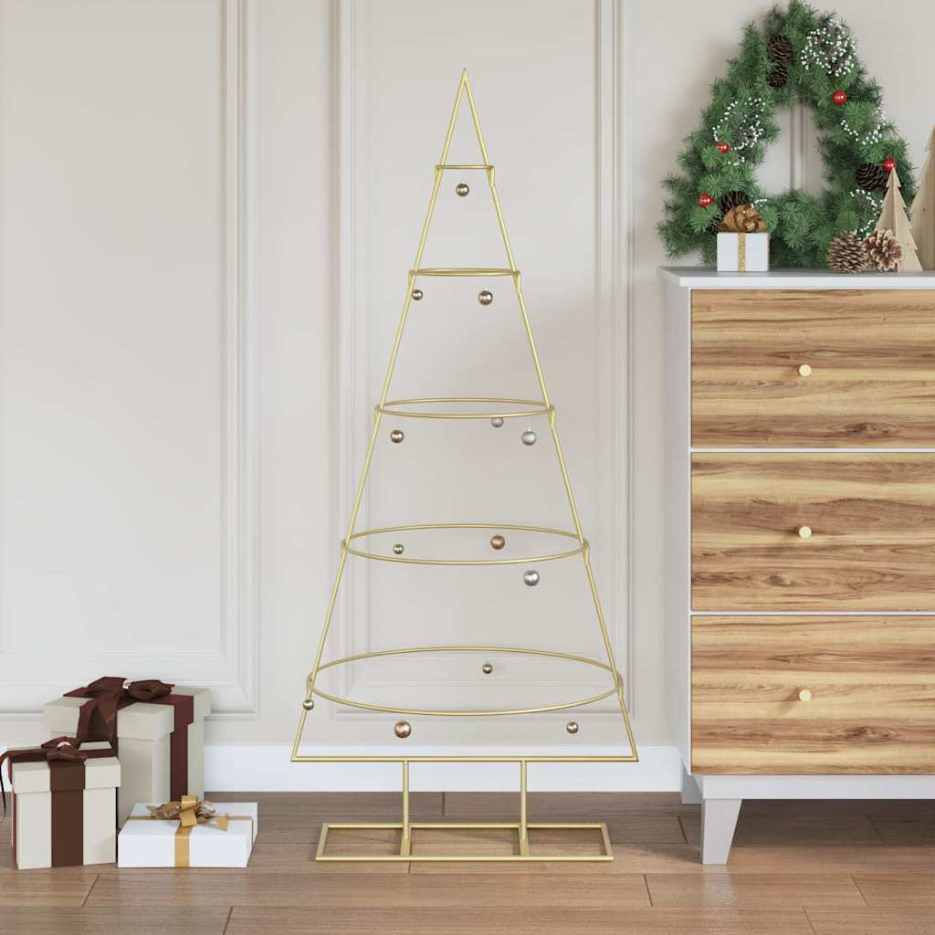 Metall-Weihnachtsbaum Deko Schwarz 60 cm