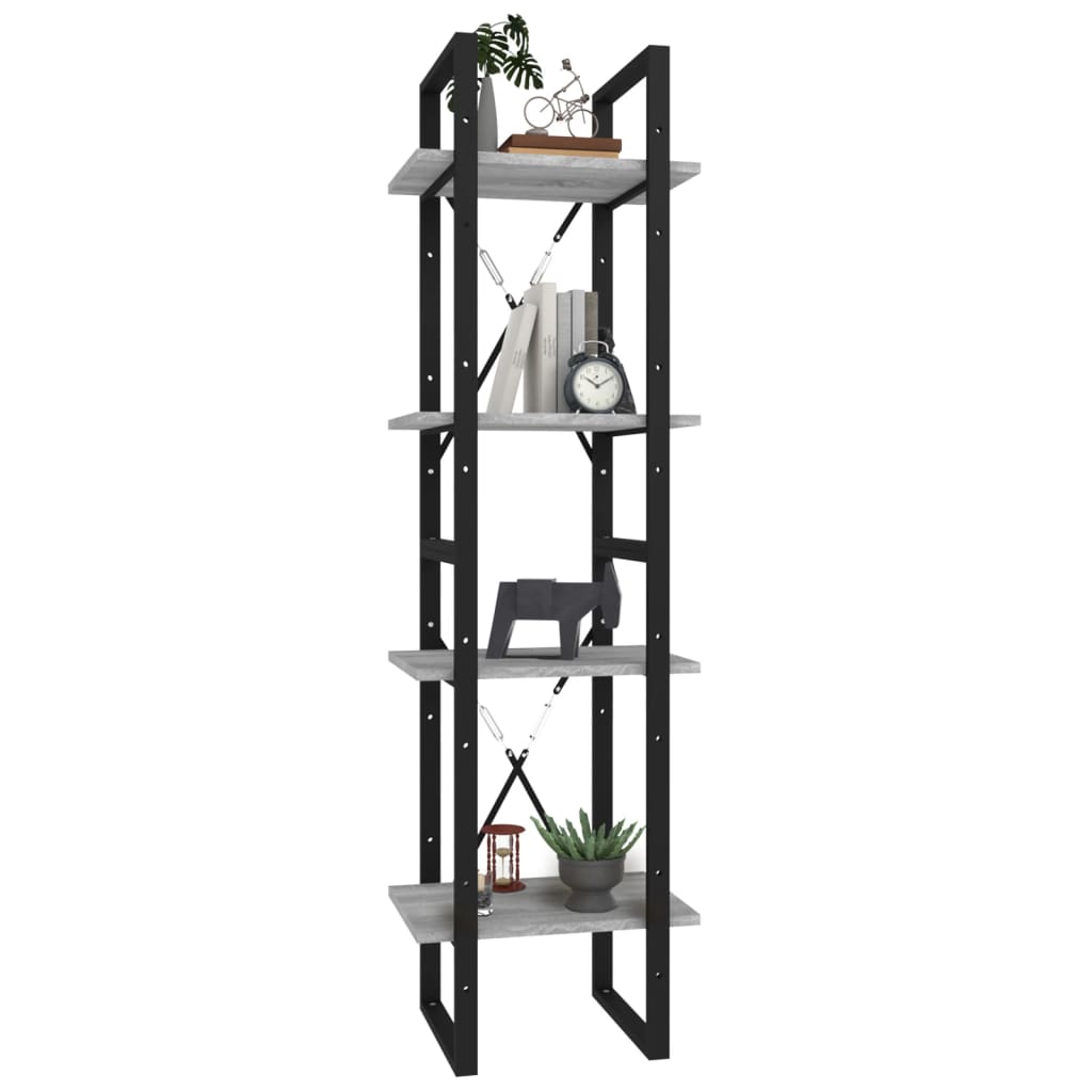 Bücherregal 2 Fächer Weiß 40x30x70 cm Holzwerkstoff