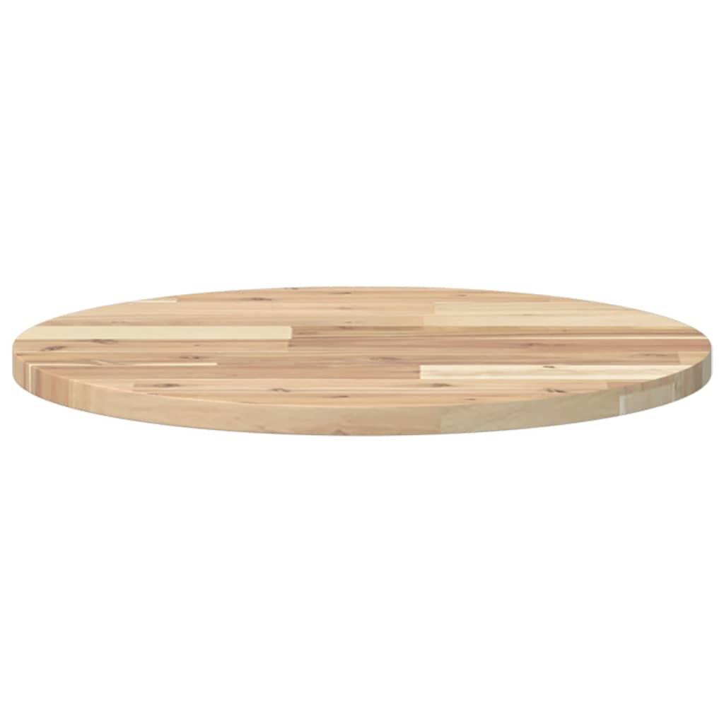 Tischplatte Rund Ø40x2 cm Massivholz Akazie