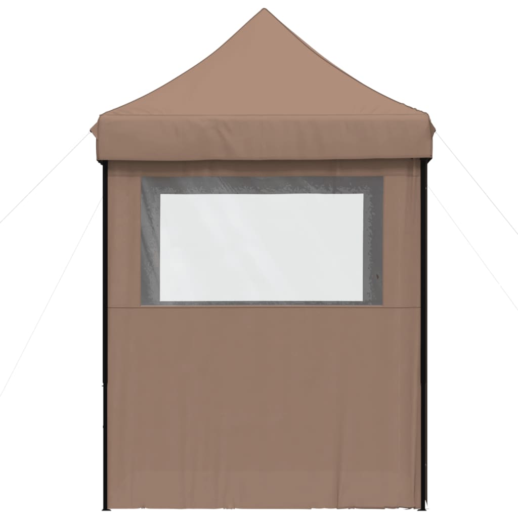Partyzelt Faltbar Pop-Up Schwarz 200x200x306 cm