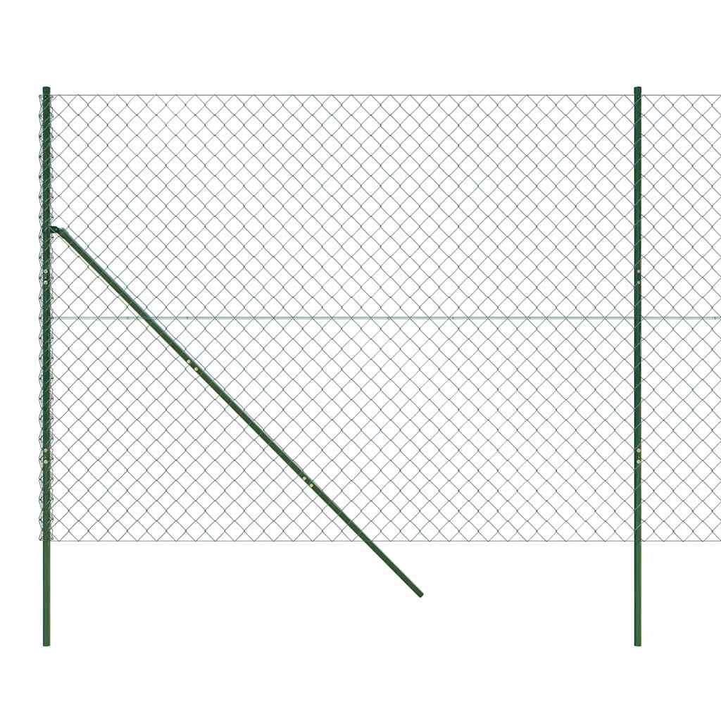 Maschendrahtzaun Grün 0,8x10 m