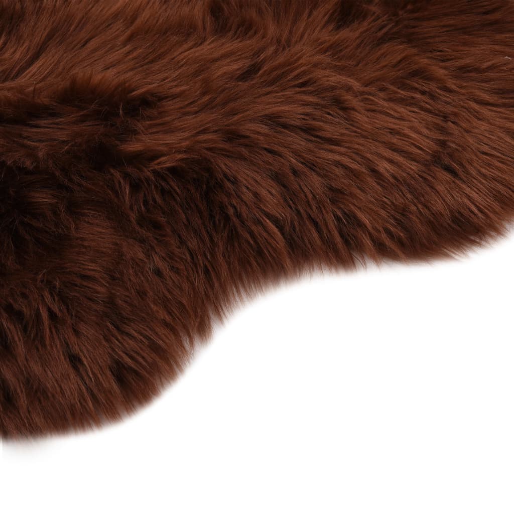 Teppich 60x90 cm Künstlicher Schafspelz Rosa