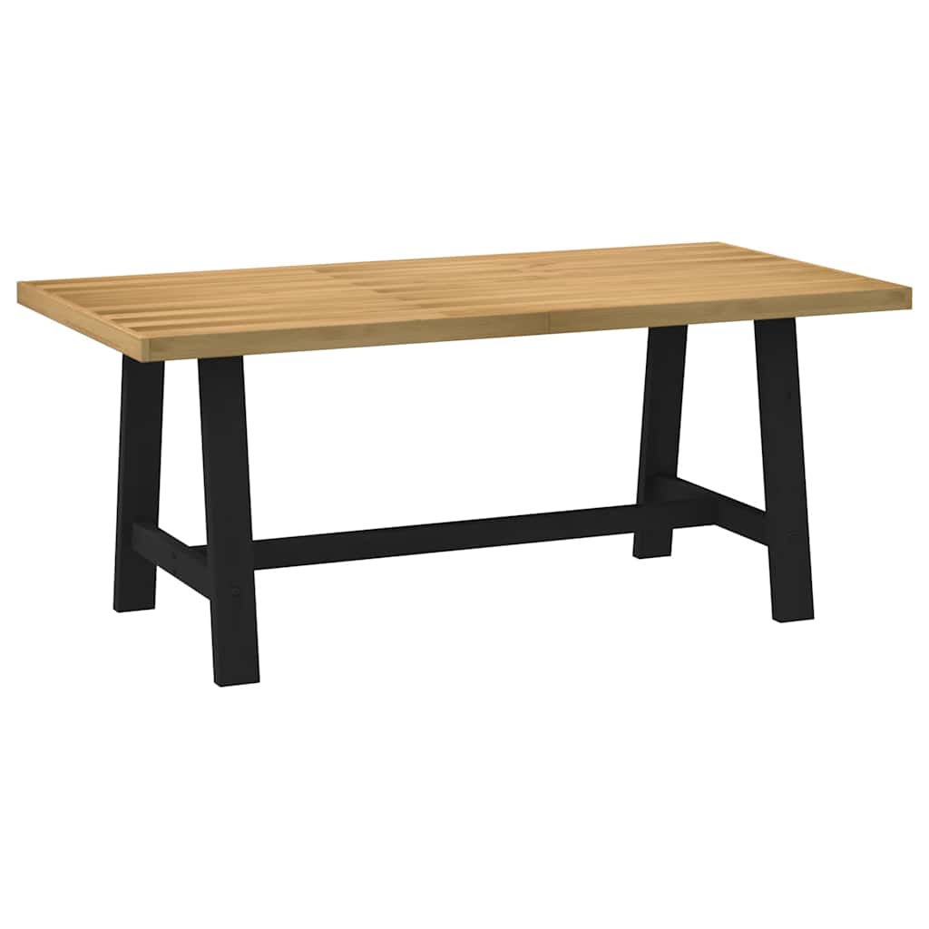 Esstisch NOAIN U-Form-Beine 180x90x75 cm Massivholz Kiefer