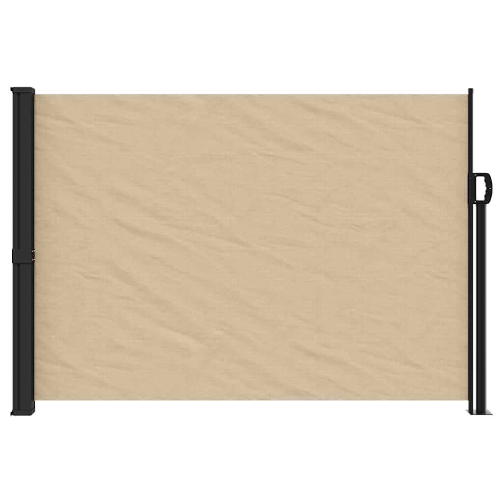 Seitenmarkise Ausziehbar Schwarz 100x300 cm