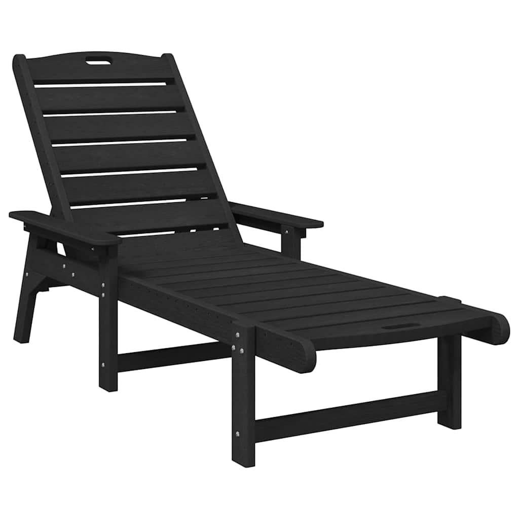 Sonnenliege 2 pcs Weiß 195,5 x 53 x 98,5 cm Polyethylen