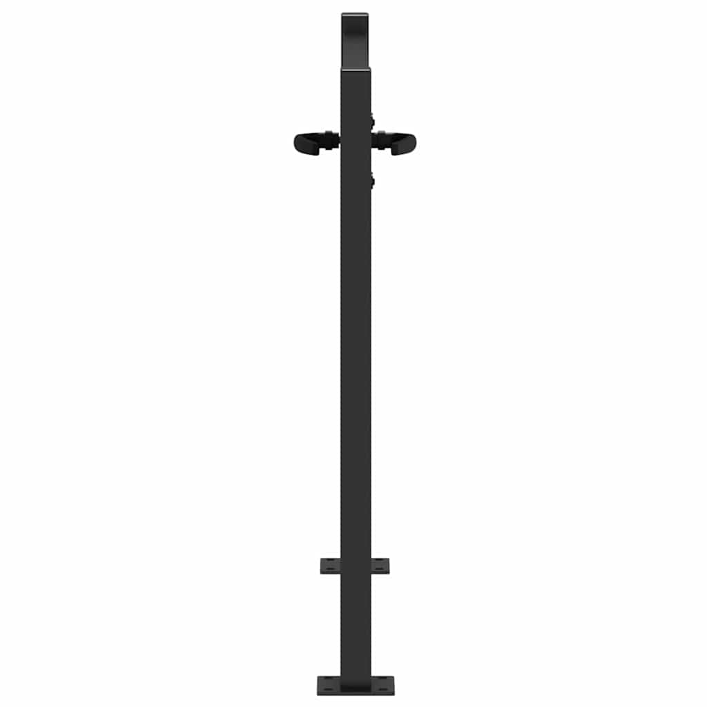 Gartentor 100x75 cm Cortenstahl Quadratisches Design