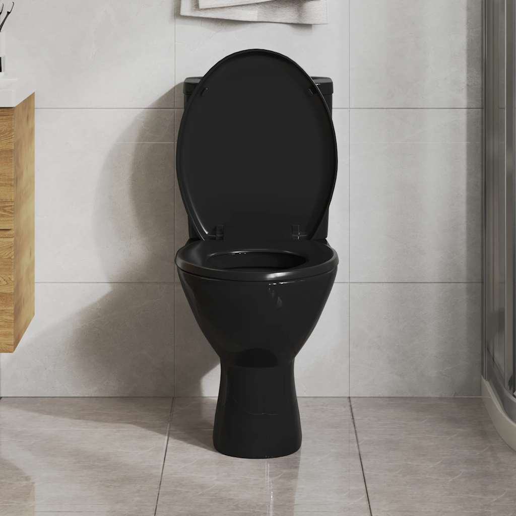 Toilettensitz mit Absenkautomatik und Quick-Release-Design Weiß