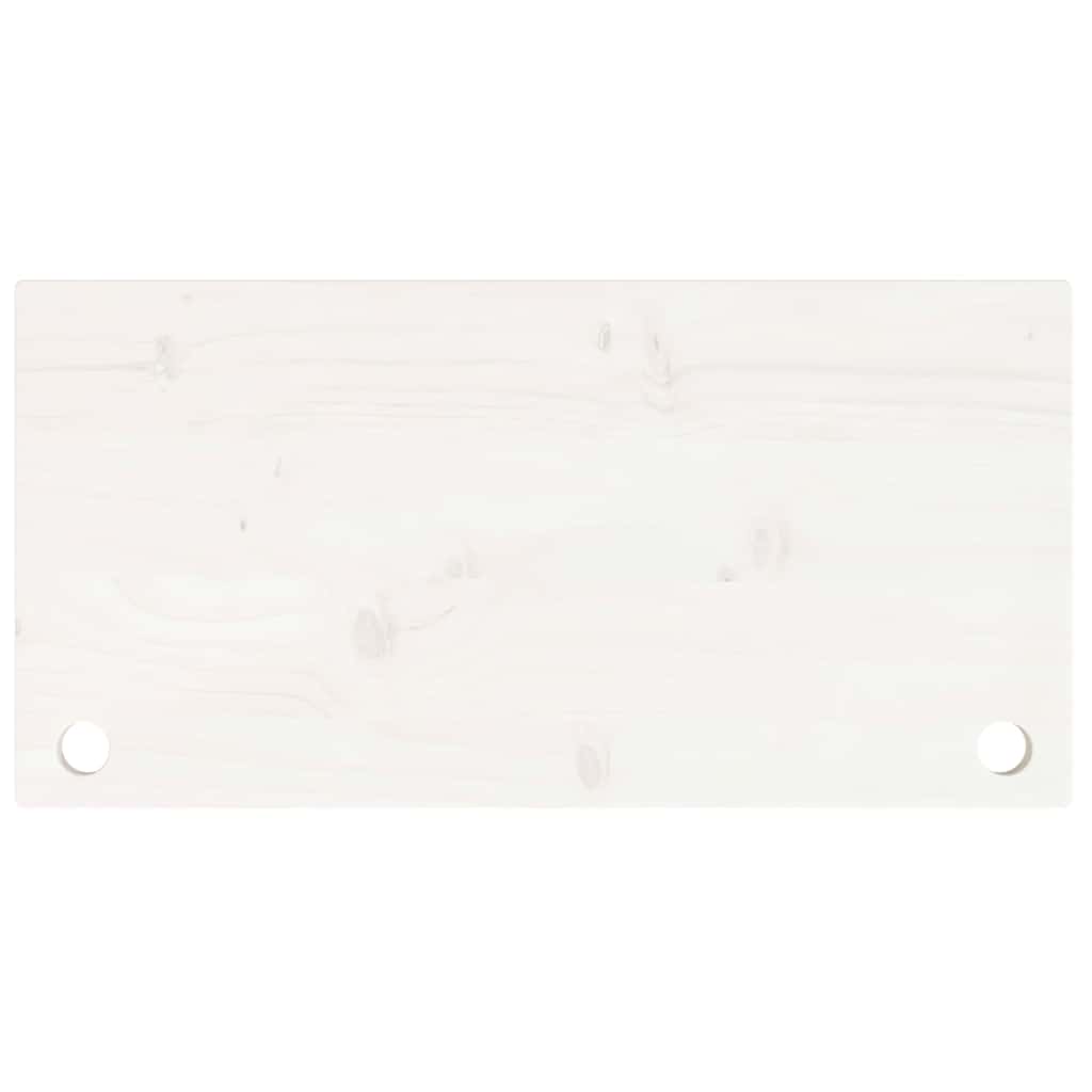 Schreibtischplatte 80x40x2,5 cm Massivholz Kiefer